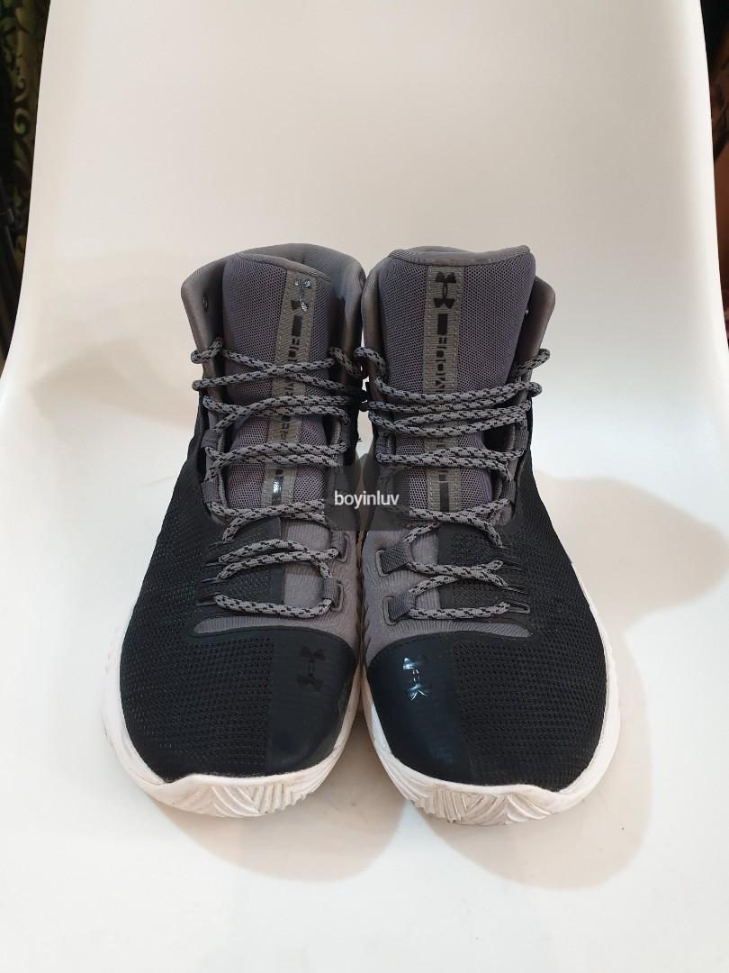 Under Armour UA Men s Drive 4 TB Gray Black Basketball Shoes Size