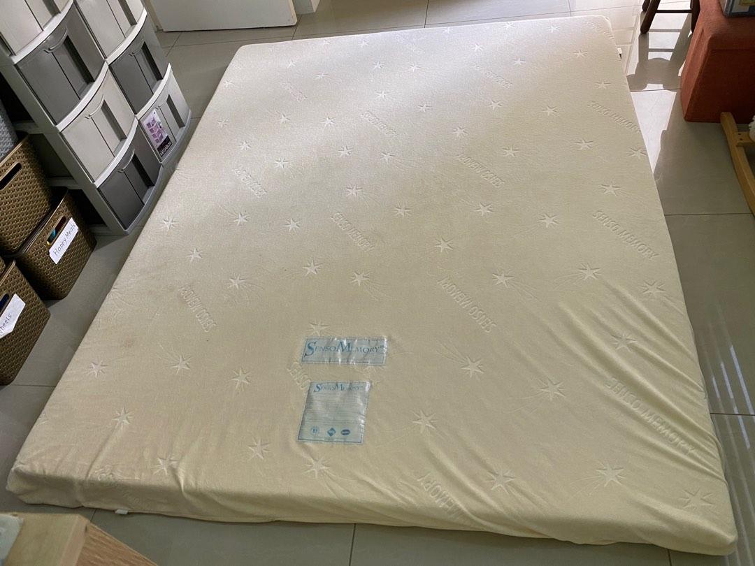 Uratex 3in Senso Memory Foam Topper Queen Size, Furniture & Home Living, Furniture, Bed Frames