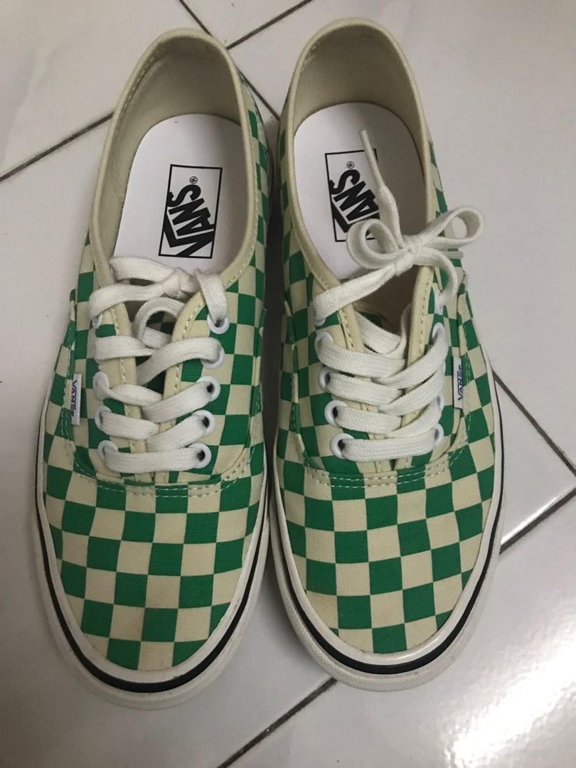 Vans Checkerboard Green
