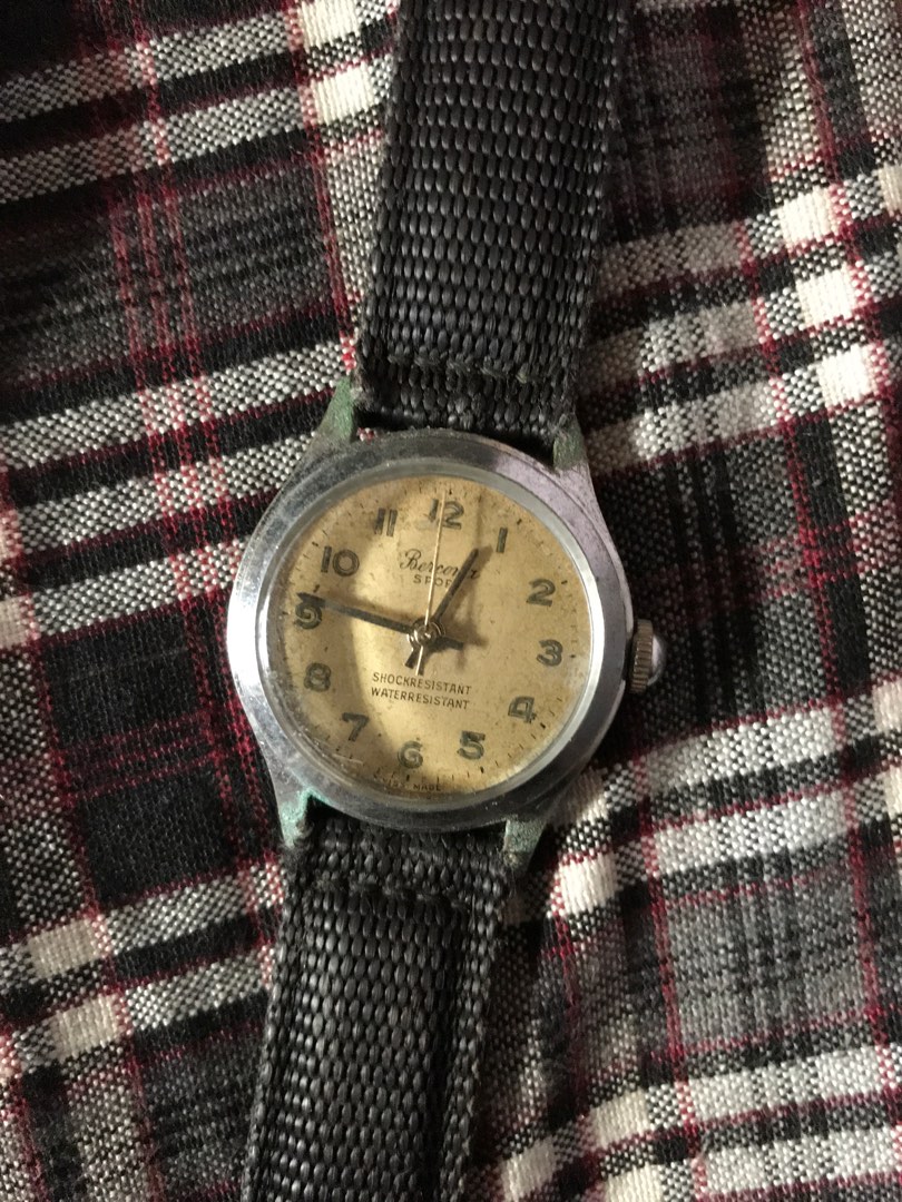 Vintage Bercona Sport Swiss made manual 1950s Luxury Watches on