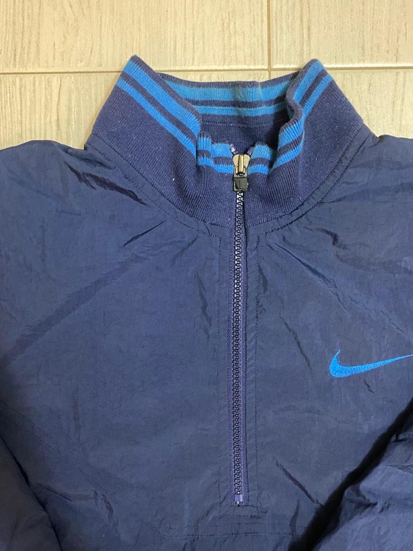 Nike Windbreaker Men's Size Small polyester blue type Vintage Second Hand