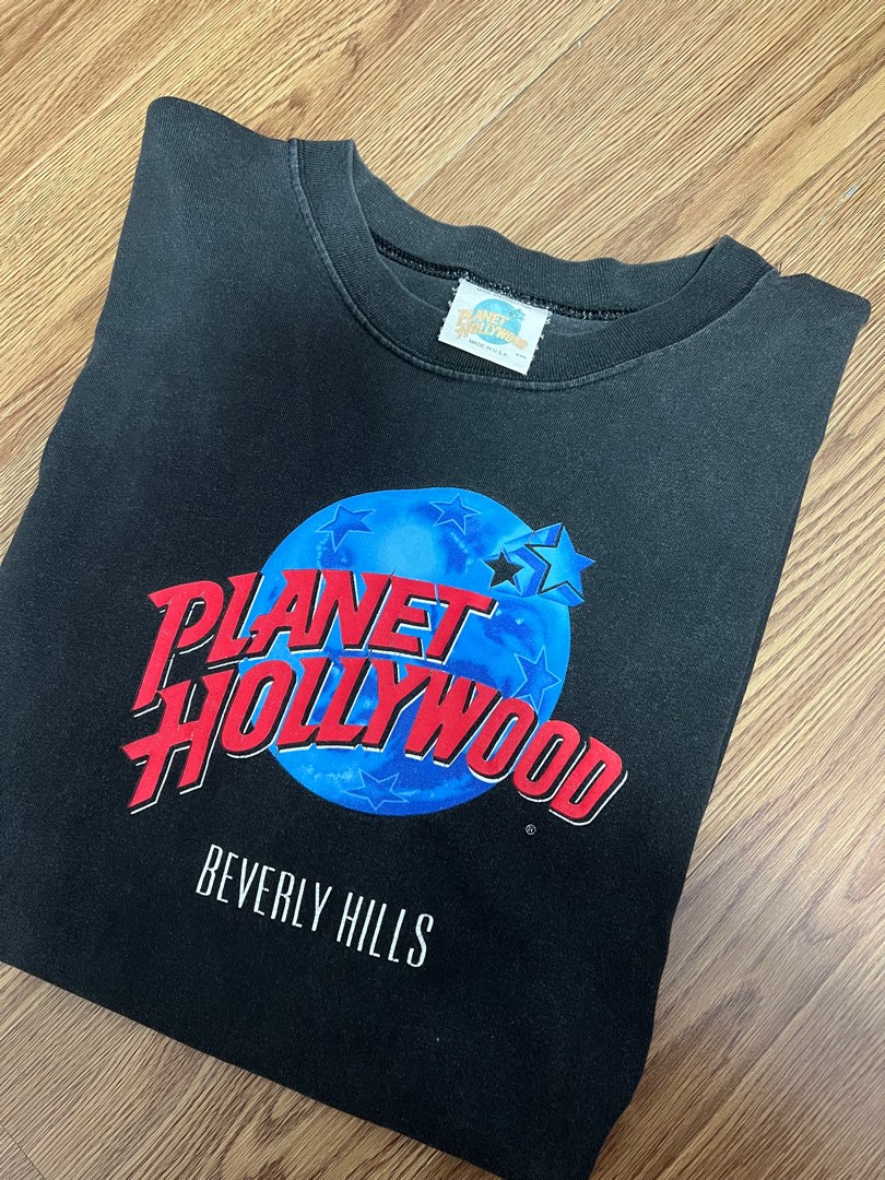 Vintage Planet Hollywood Shirt, Men's Fashion, Tops & Sets, Tshirts ...