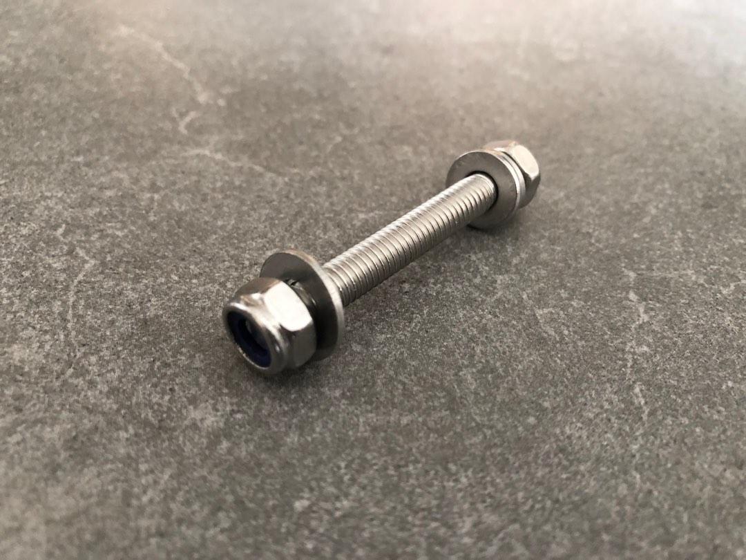 Vintage Retro Fork Front Rack Mounting Screw Bolt Mtb Mountain Bike Gravel Fixie Steel Bicycle