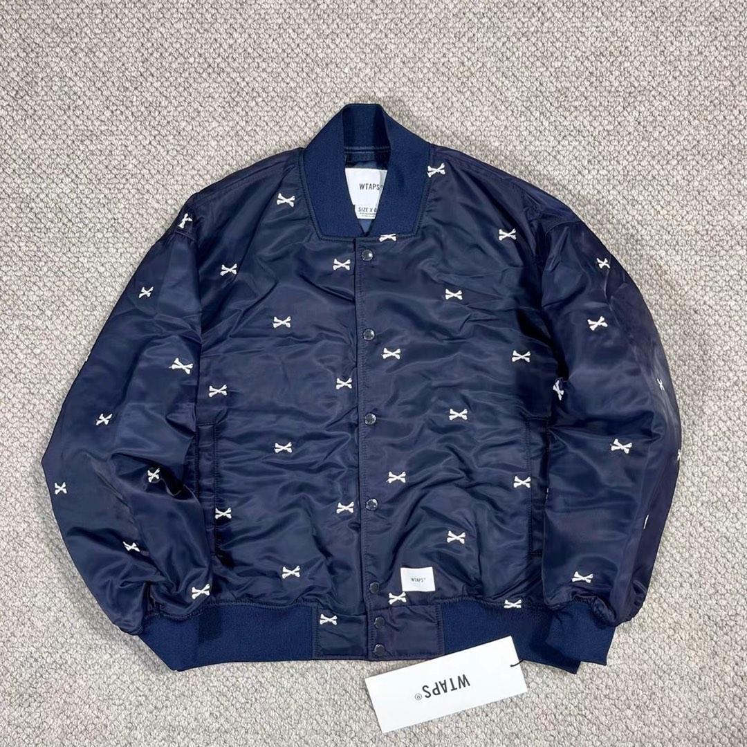 Wtaps team jacket navy サイズ02 M クロスボーン - fishkabob.com