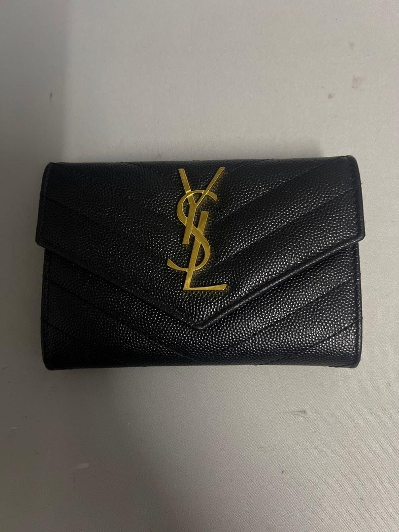 (WTS) YSL Cassandre Small Envelope Wallet in Black, Luxury, Bags ...