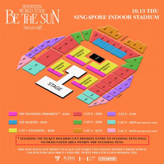 WTT LFT SEVENTEEN BE THE SUN VIP seated to VIP standing, Tickets