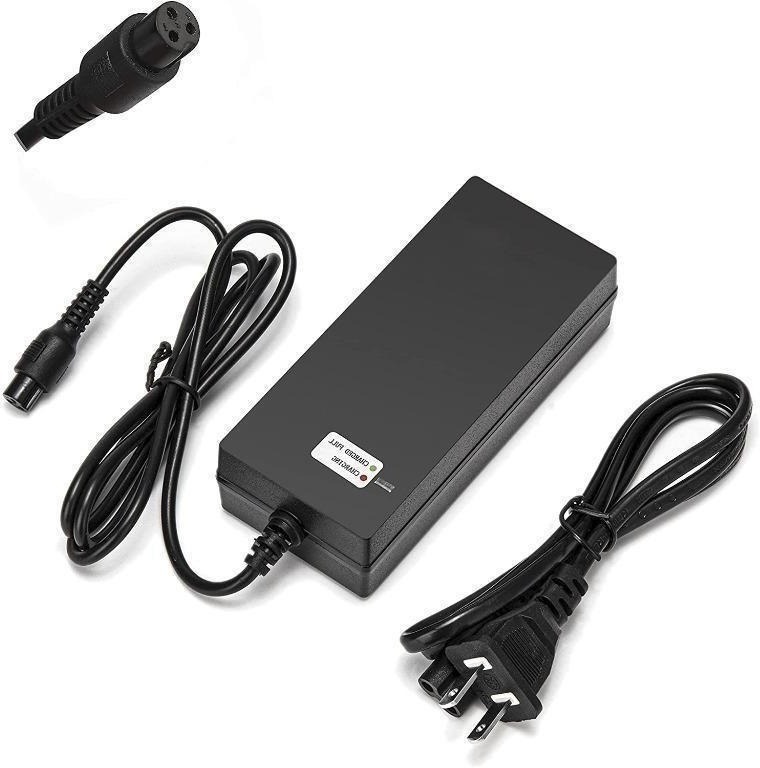 X5051 Black 42V 2A Power Adapter Battery Charger with 3Prong Connector Charger AdapterBlack