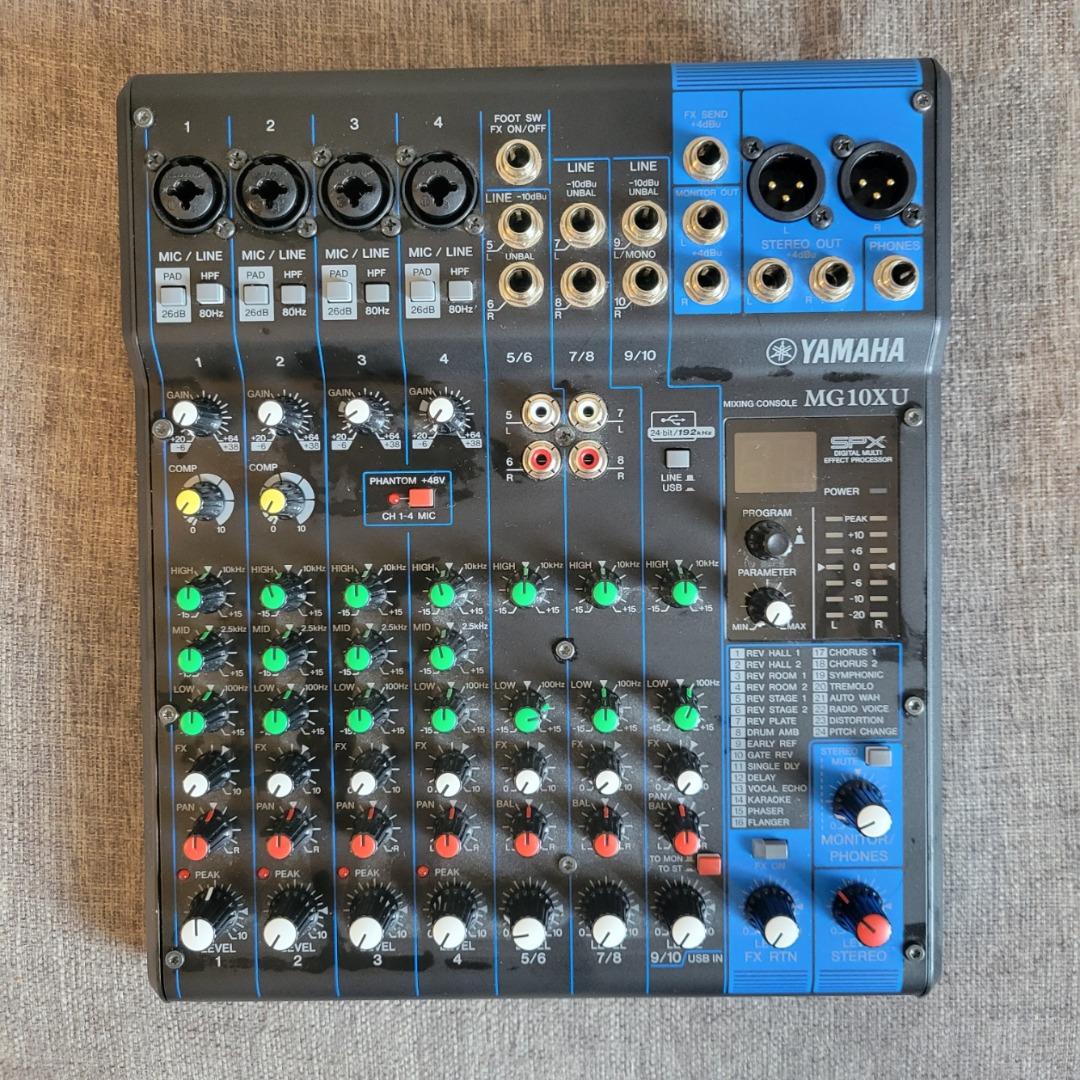 Yamaha 10 Channel Mixer with Effects & USB MG10XU, 音響器材, 其他音響配件及設備