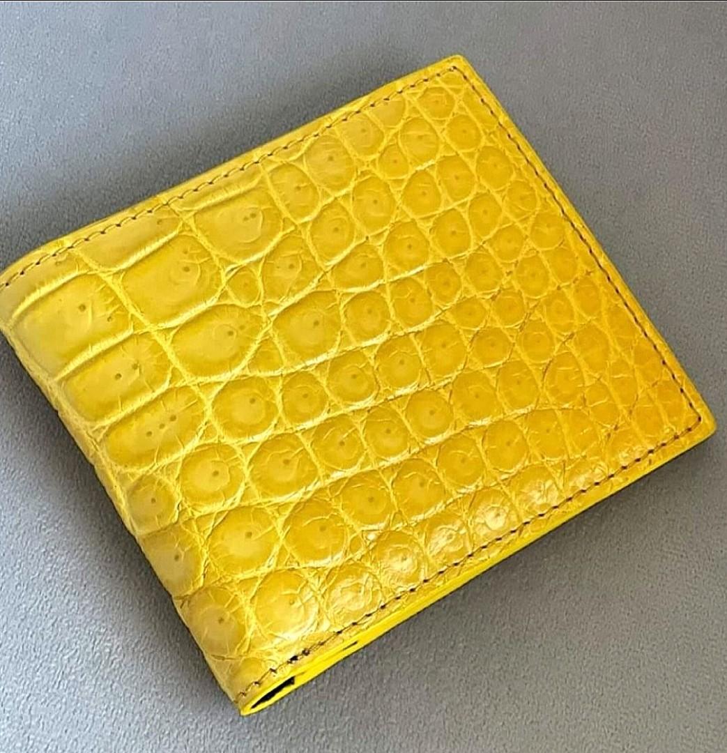Yellow croc purse on sale