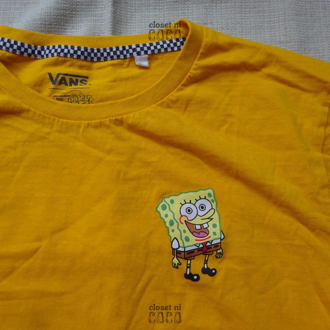 Yellow Spongebob TShirt [READ DESCRIPTION], Women's Fashion, Tops