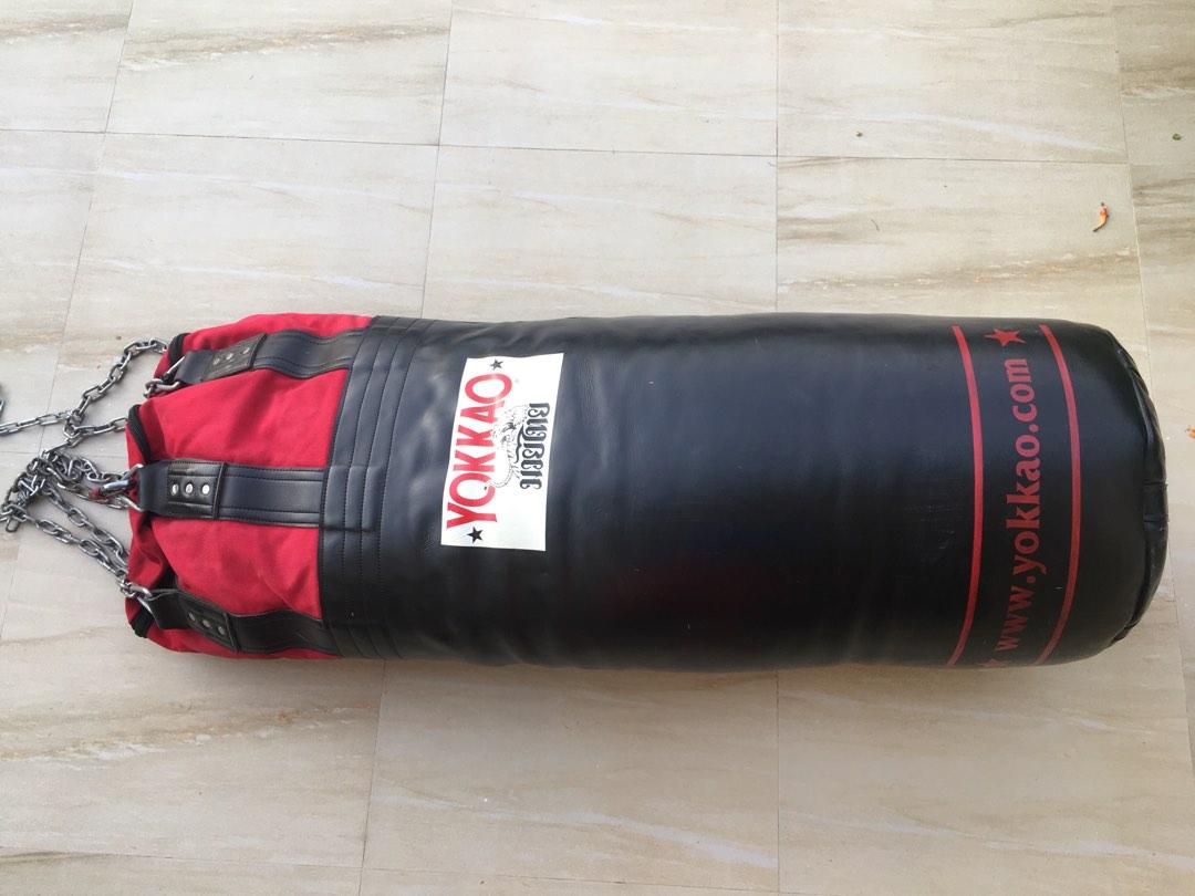 Yokkao Black/Red Heavy Bag, Sports Equipment, Sports & Games, Combat ...