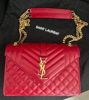 💯Authentic YSL Small Envelope WOC GHW, Luxury, Bags & Wallets on Carousell
