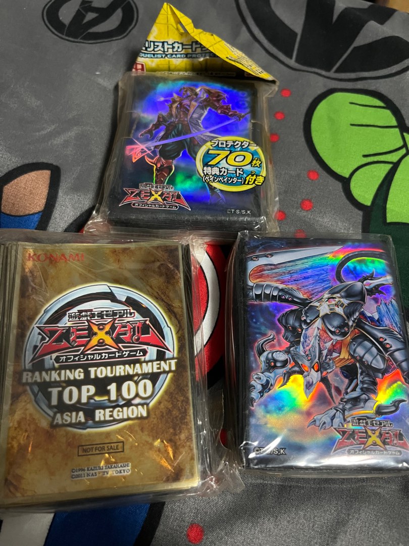 Yugioh deck boxes and sleeves, Hobbies & Toys, Toys & Games on Carousell