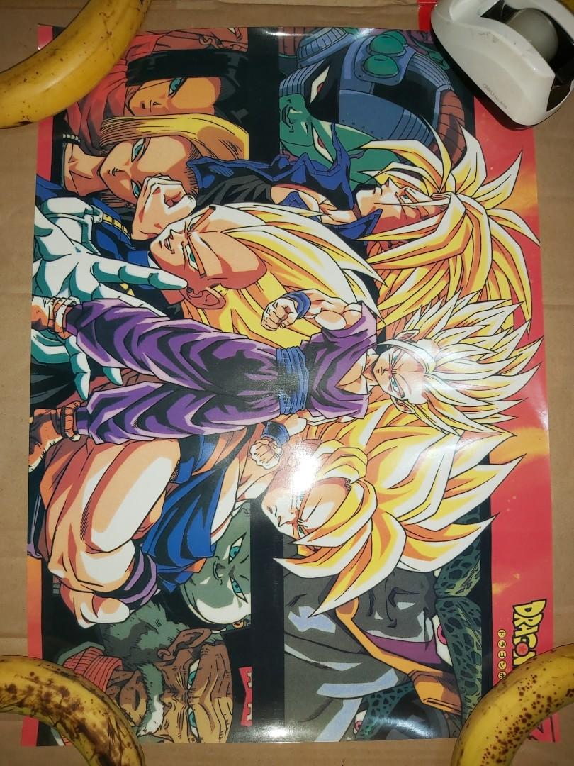 13 1994年絕版超罕極稀有品港版B3 Poster 海報Dragon Ball Z Manga 