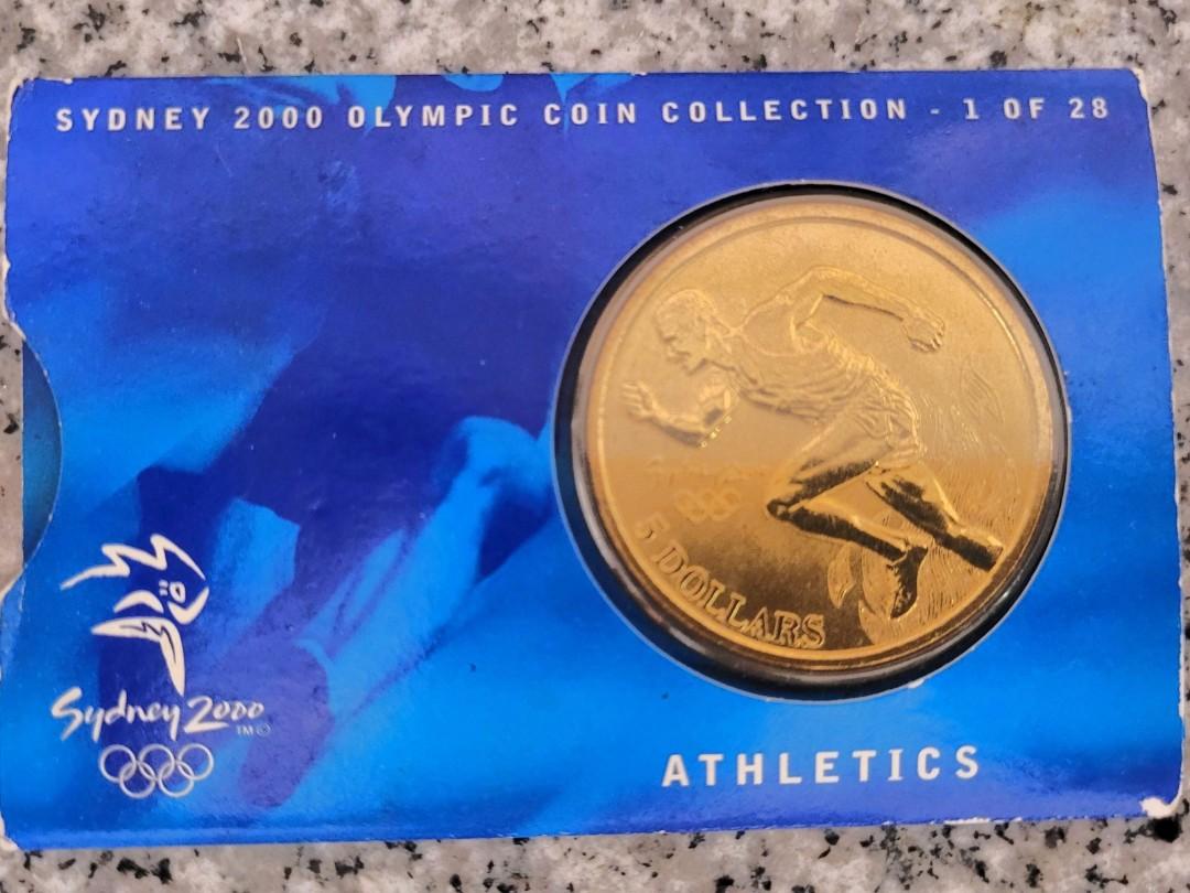 2000 Sydney Olympics Coin Collection - Athletics 2000 年悉尼奧運會記念金幣- 田徑,  興趣及遊戲, 收藏品及紀念品, 錢幣- Carousell