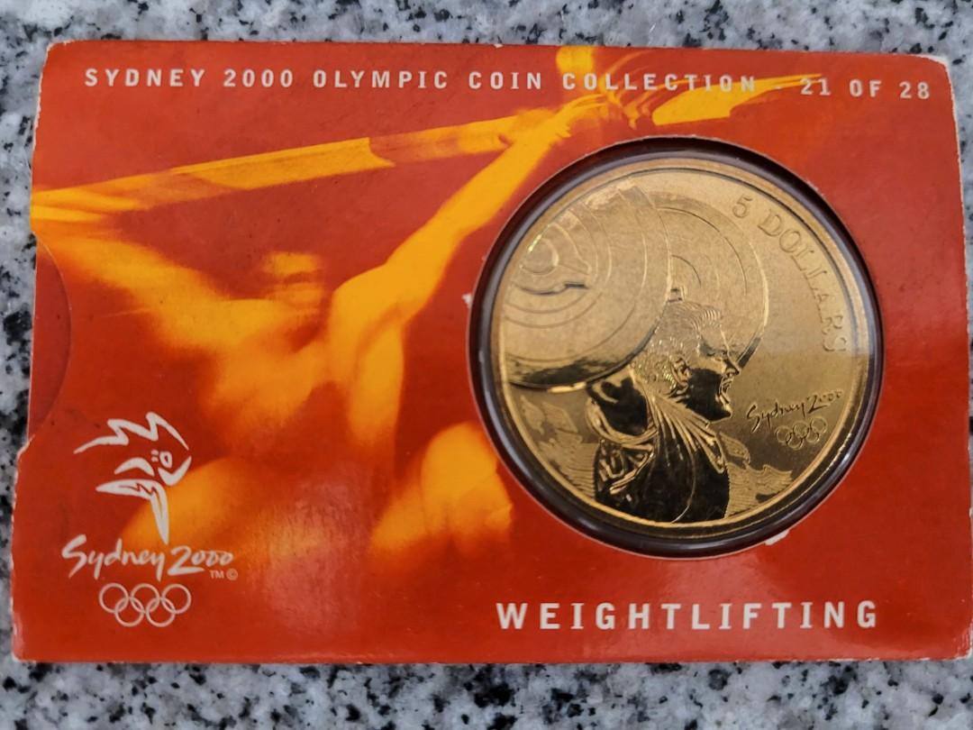 2000 Sydney Olympics Coin Collection - Weightlifting 2000年悉尼