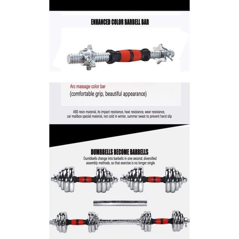 20 KG CHROME DUMBELL SET (Category: Weights & Dumbbells) located in Manila. Submitted by imeldacsantiago (Listing ID 1190407626, Image 3). Description: 20 KG CHROME DUMBELL SET CODE SEAN09202024 PRICE 2100 CUT OFF OF ORDERS 11AM (SAME DAY DELIVERY WITHIN MANILA AREA) VIA GRAB, MR SPEEDY, LALAMOVE MOP: COD (MANILA AREA, CAVITE,BULACAN NEXT DAY DELIVERY) GCASH (MANILA, CAVITE, BULACAN AREA, SAME DAY DELIVERY) BDO REMITTANCE CENTERS PLS PM US FOR OR
