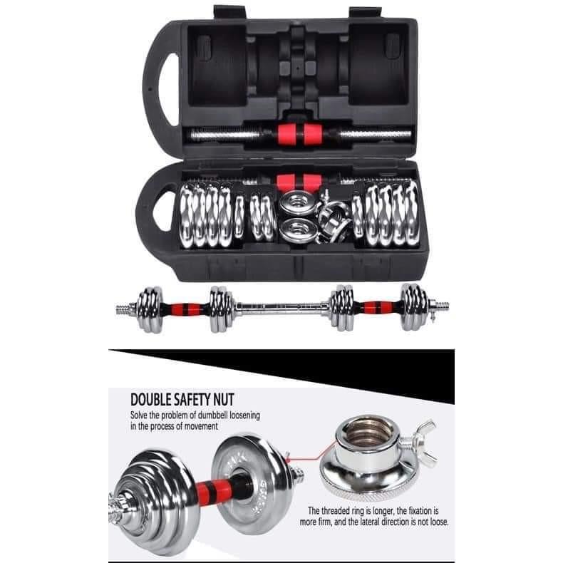 20 KG CHROME DUMBELL SET (Category: Weights & Dumbbells) located in Manila. Submitted by imeldacsantiago (Listing ID 1190407626, Image 2). Description: 20 KG CHROME DUMBELL SET CODE SEAN09202024 PRICE 2100 CUT OFF OF ORDERS 11AM (SAME DAY DELIVERY WITHIN MANILA AREA) VIA GRAB, MR SPEEDY, LALAMOVE MOP: COD (MANILA AREA, CAVITE,BULACAN NEXT DAY DELIVERY) GCASH (MANILA, CAVITE, BULACAN AREA, SAME DAY DELIVERY) BDO REMITTANCE CENTERS PLS PM US FOR OR