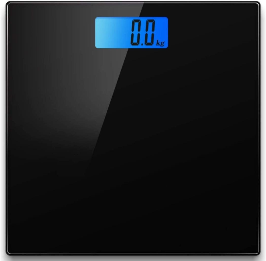  RENPHO Digital Bathroom Scale, Highly Accurate Core 1S Body  Weight Scale with Lighted LED Display, Round Corner Design(11/280mm,  Black) : Health & Household