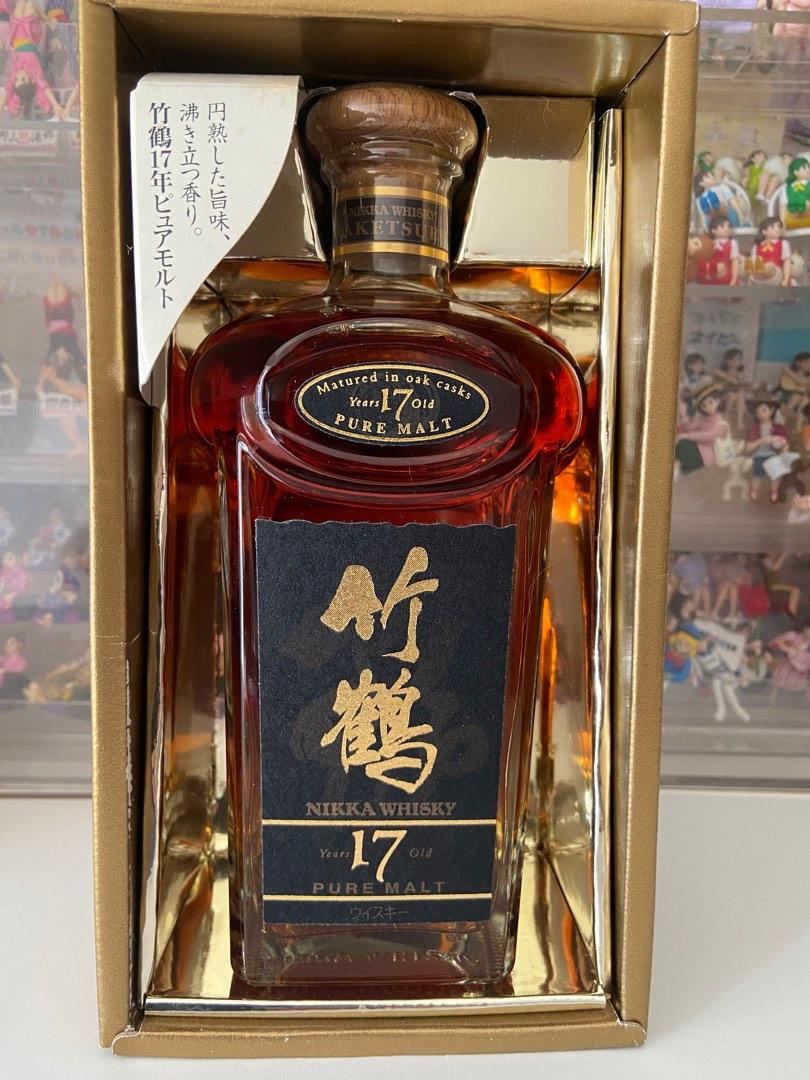 日本絕版700ml竹鶴17年威士忌whisky 非余市山崎白州響宮城峽, 嘢食& 嘢