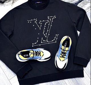 Louis Vuitton Stitch Print Embroidered Sweatshirt