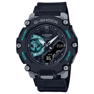 太子/銅鑼灣門市 Casio G-SHOCK 黑藍綠色 樹脂錶帶 GA2200 GA2200M GA-2200 GA-2200M GA-2200M-1 GA-2200M-1A [香港行貨] 全新 100% New 現貨發售64215941596674110