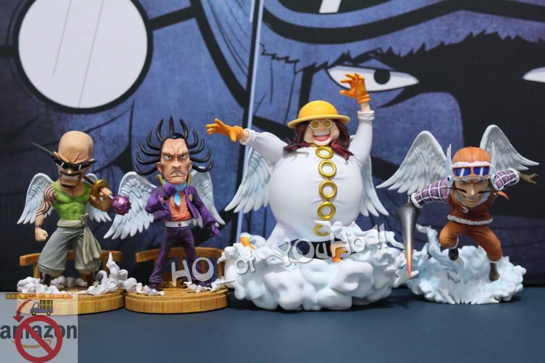 海賊王one Piece Gk Wcf G5 空島四神官 不含雷神 興趣及遊戲 玩具 遊戲類 Carousell