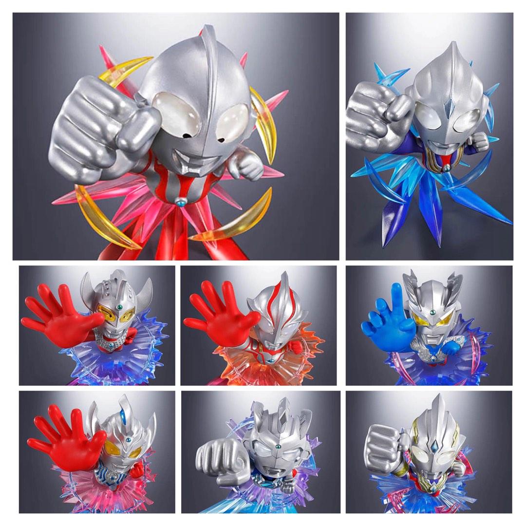 全新Tamashii Nations Box Ultraman 咸蛋超人奧特曼Q版盲盒非SHF 真骨太朗迪加梅比斯Z 泰迦Zero 吉田,  興趣及遊戲, 玩具