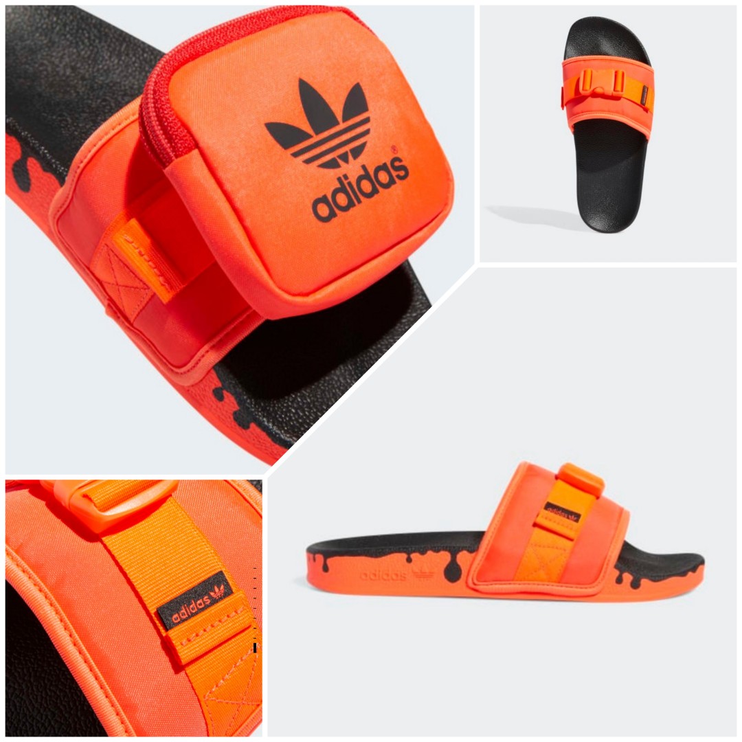 Adidas Pouchylette Slides US5 Brand new, Men's Fashion, Footwear