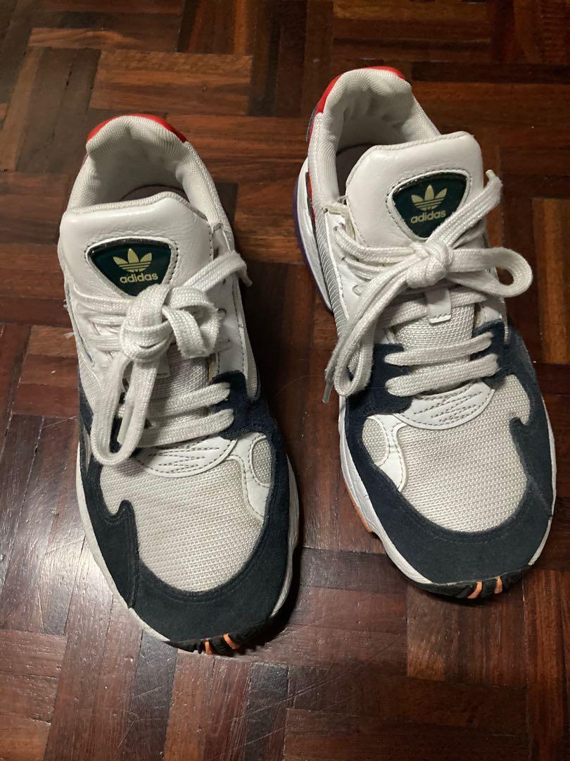 Adidas white and navy falcon outlet