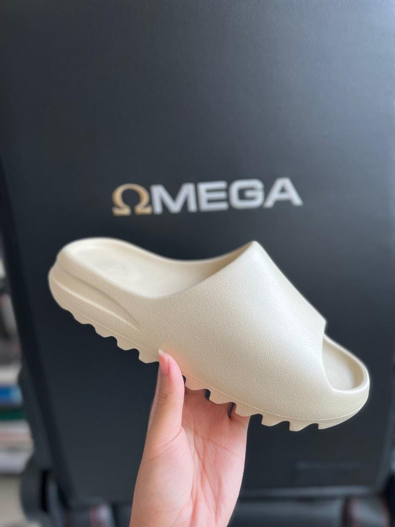 yeezy slide bone on feet