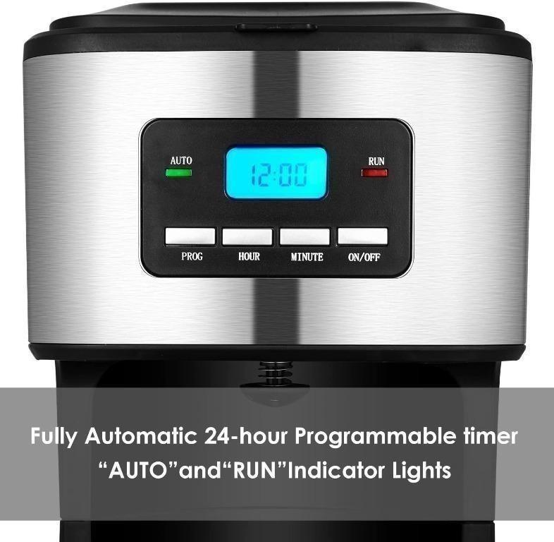 Aicok Filter Coffee Machine, 1.8 Litre Drip Coffee Maker, 60s Fast