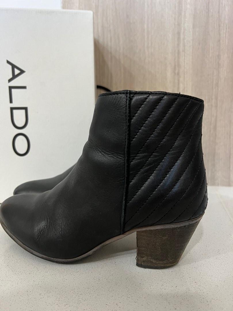 ALDO black boots, Women's Fashion, Footwear, Boots on Carousell