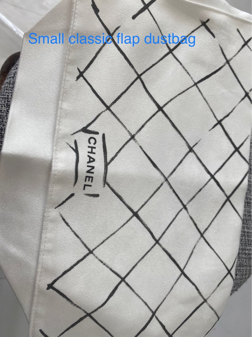 Authentic Chanel dust bag for classic flap, Luxury, Bags & Wallets on  Carousell