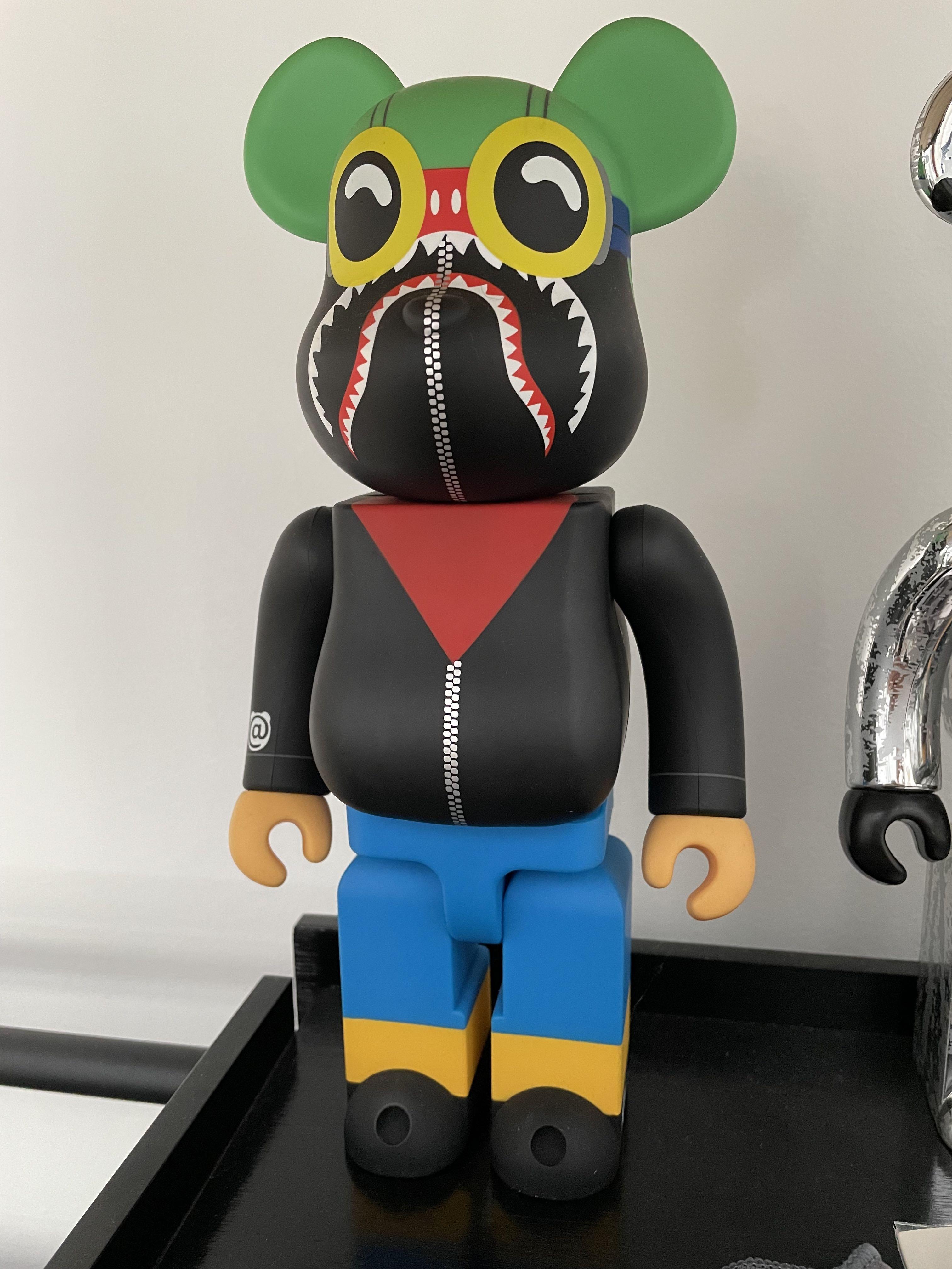 Bape X Hebru Brantley 400% Bearbrick, Hobbies & Toys, Toys & Games