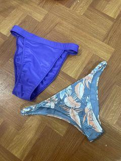 Bikini bottoms Helen piece and H&M Take all for ₱200