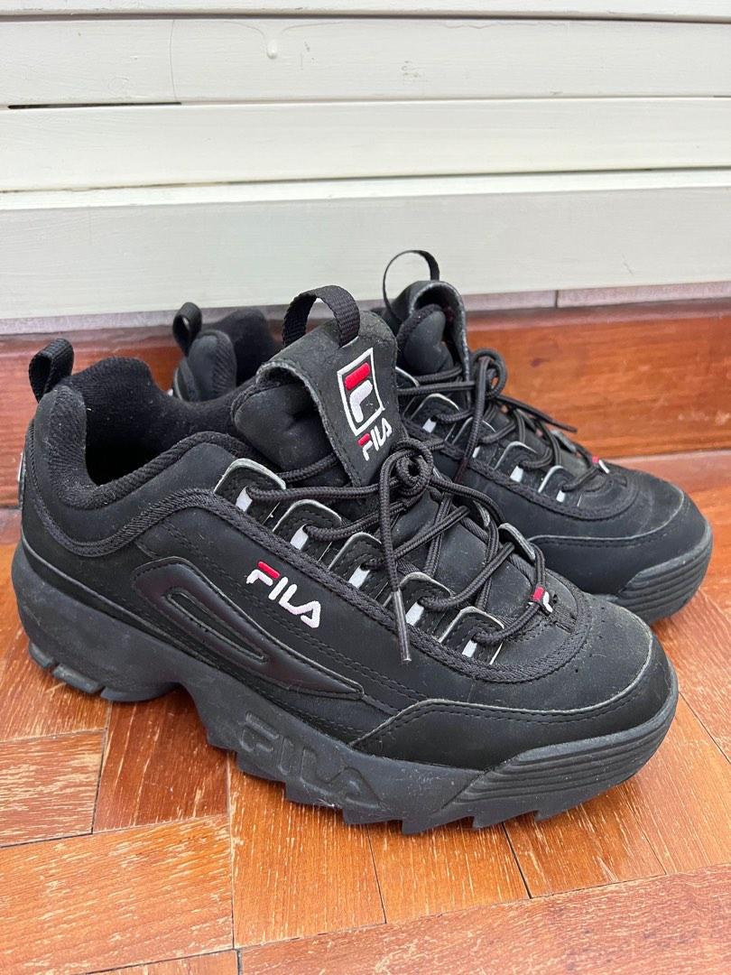 Black Fila Ridge Sole Disruptor