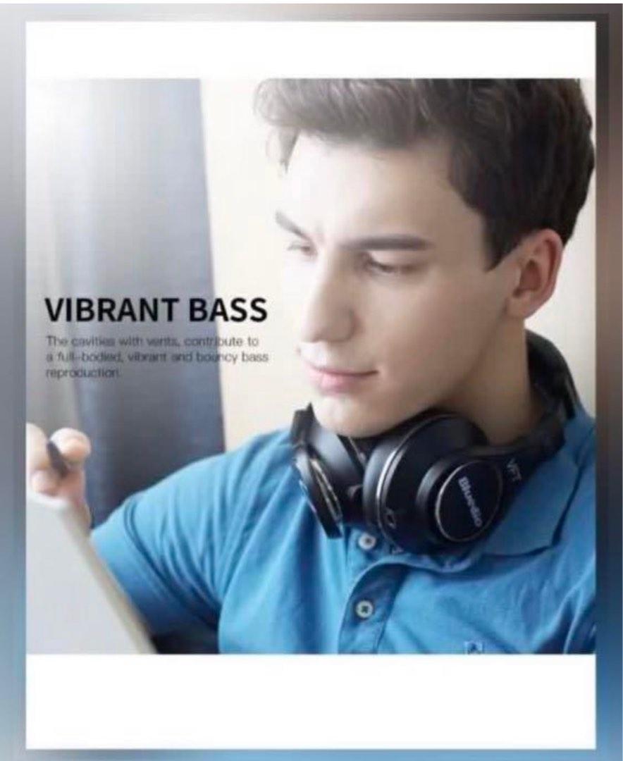 Bluedio ufo plus 3d bass bluetooth store headset patented 12 drivers hifi wireless headphones
