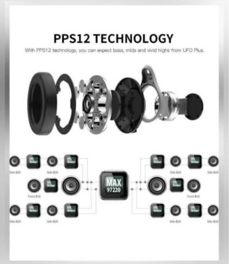 Bluedio U Plus UFO Pro Extra Bass Wireless Bluetooth headphones Patented PPS12 Drivers Over Ear DJ Headphones Black Audio Headphones Headsets on Carousell