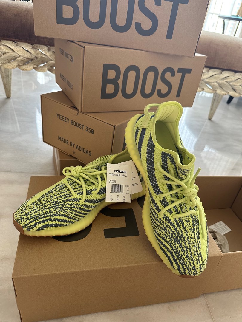 Adidas yeezy boost 35 v2 best sale semi frozen yellow & raw steel
