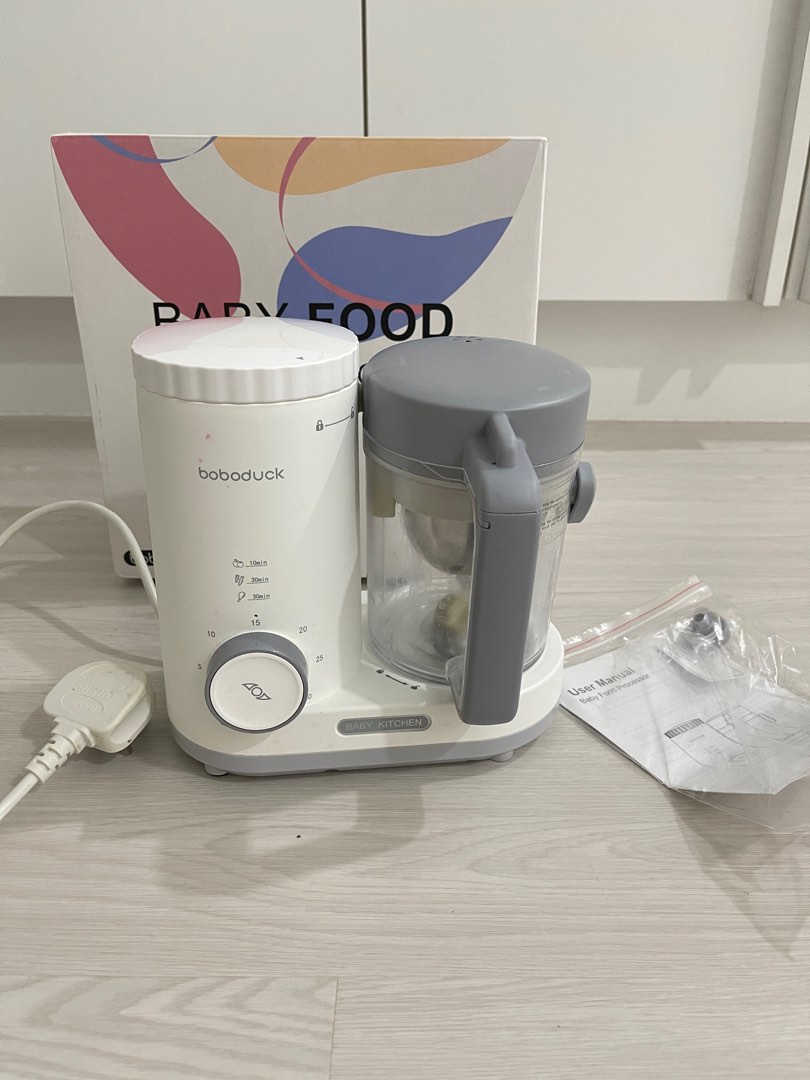 Boboduck 4 in 1 baby food processor, TV & Home Appliances, Kitchen