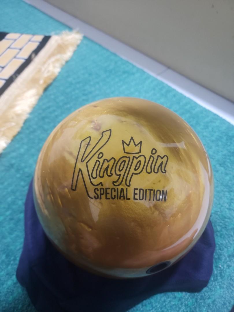 Bowling ball 15 Lbs kingpin special edition, Sports Equipment, Sports