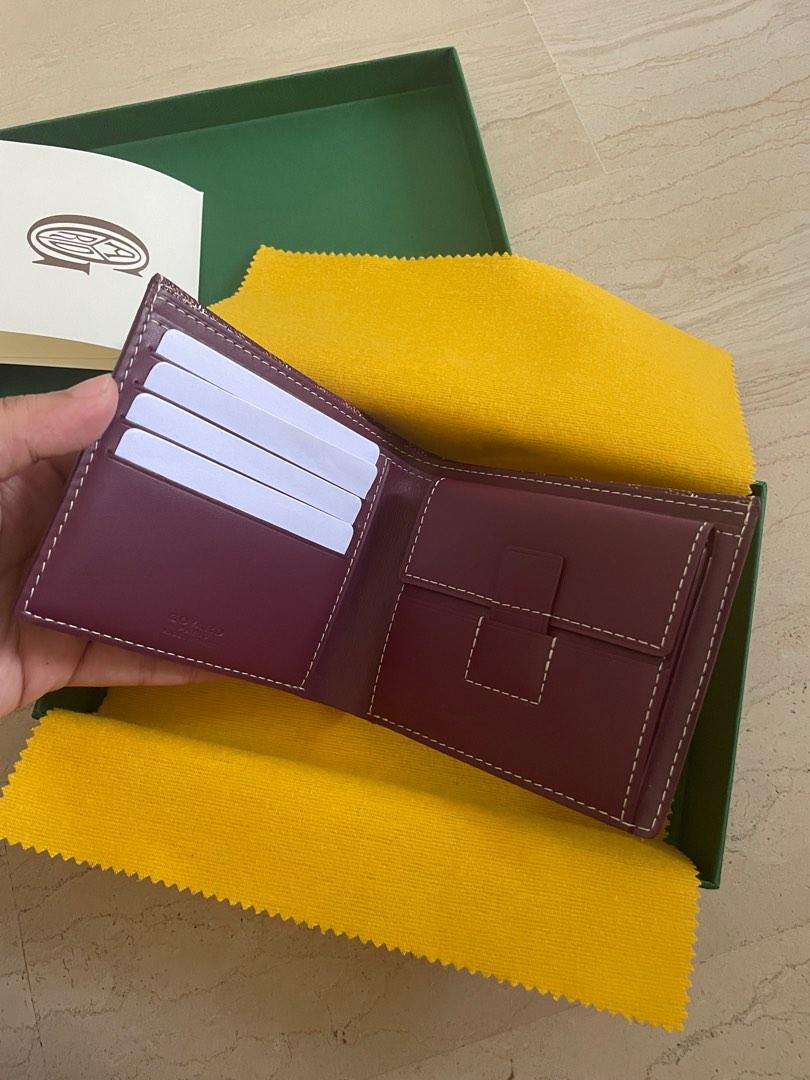 Goyard GOYARD Maroon Bifold wallet with coin pouch