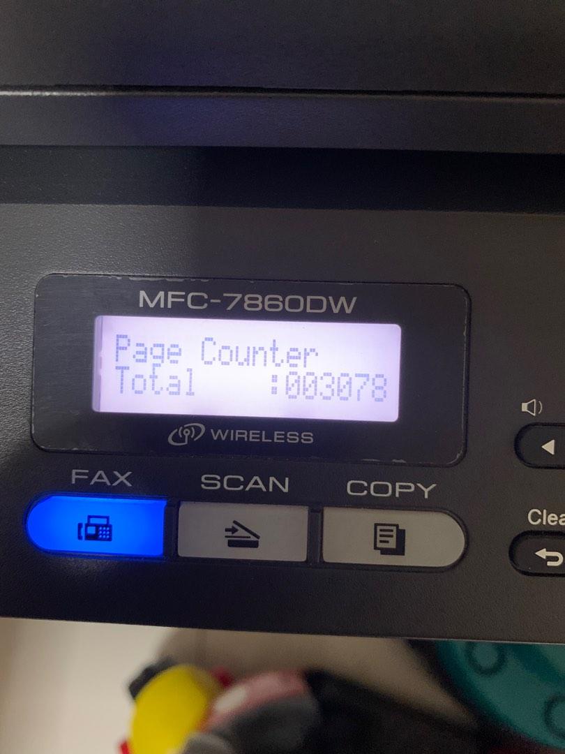 BROTHER MFC 7860 DW WIRELESS PRINTER, Computers & Tech, Printers