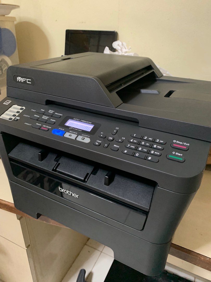 BROTHER MFC 7860 DW WIRELESS PRINTER, Computers & Tech, Printers ...