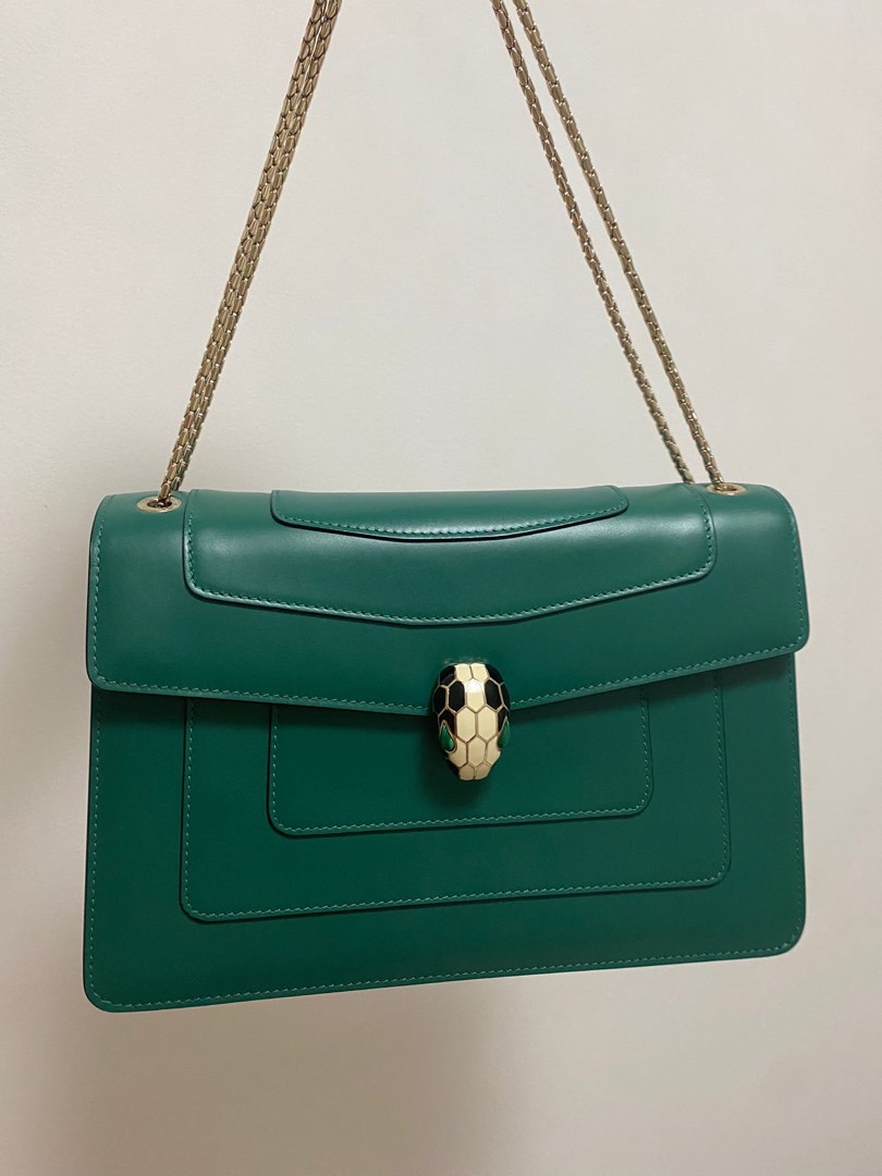 Bvlgari green serpenti bag shop