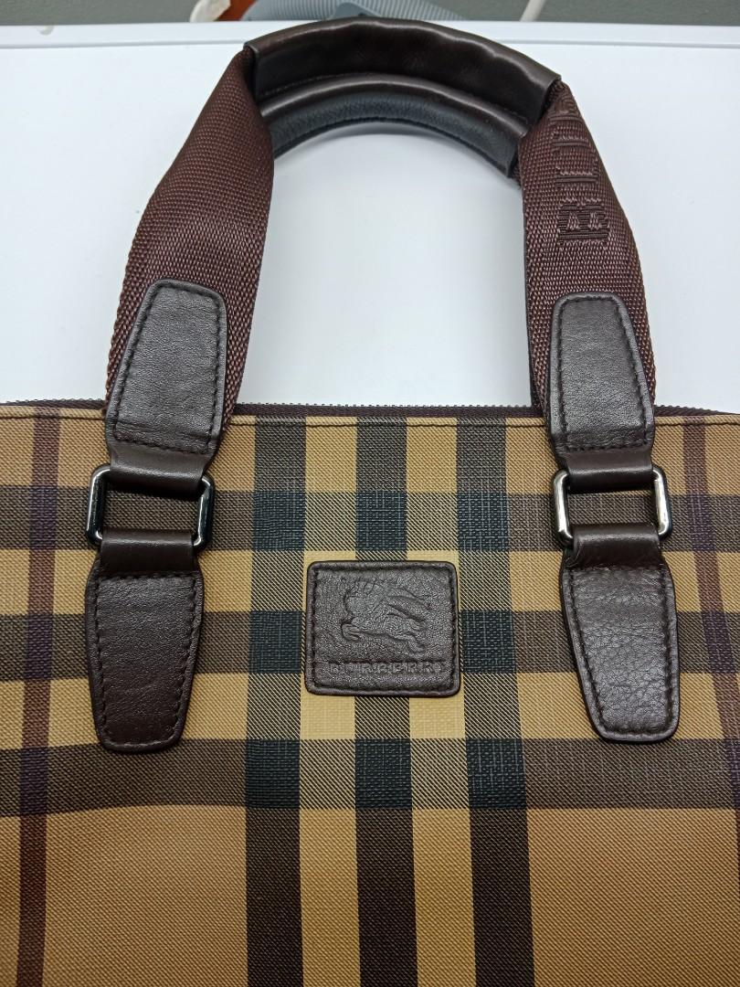 Burberry laptop bag, Luxury, Bags & Wallets on Carousell