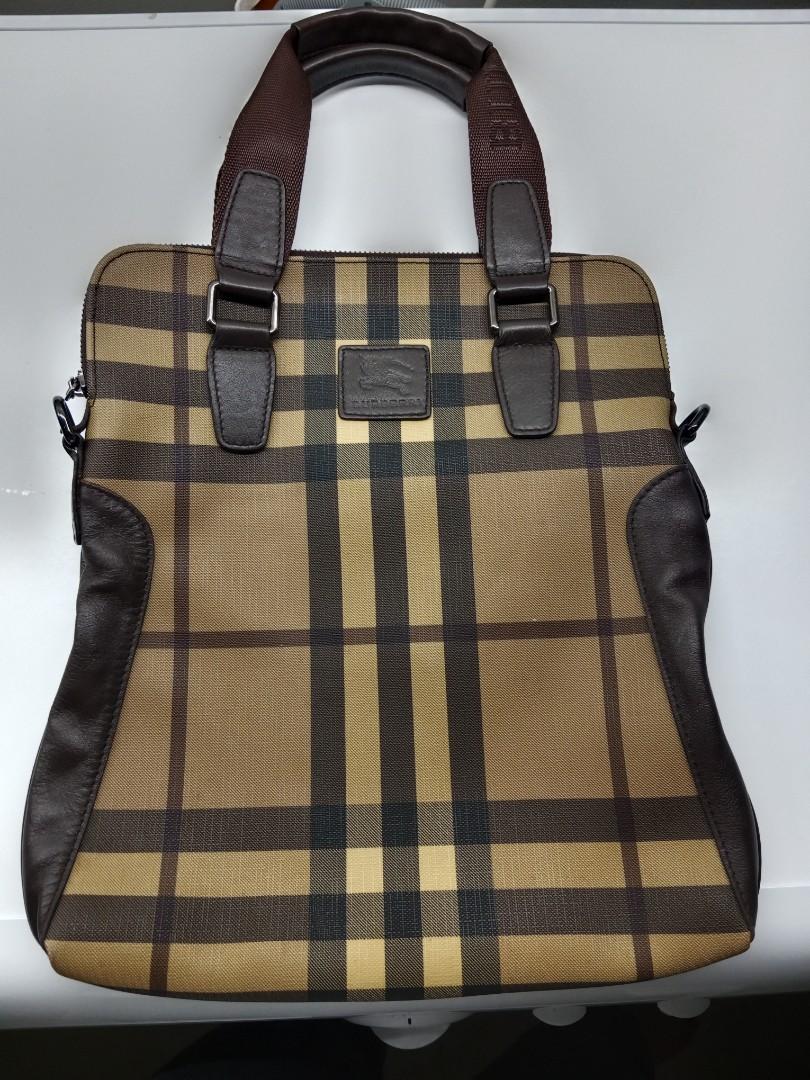 Burberry laptop bag, Luxury, Bags & Wallets on Carousell