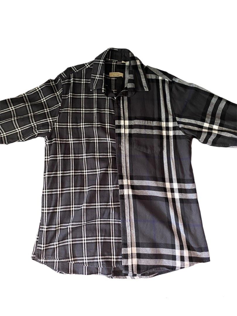 Burberry split shirt outlet