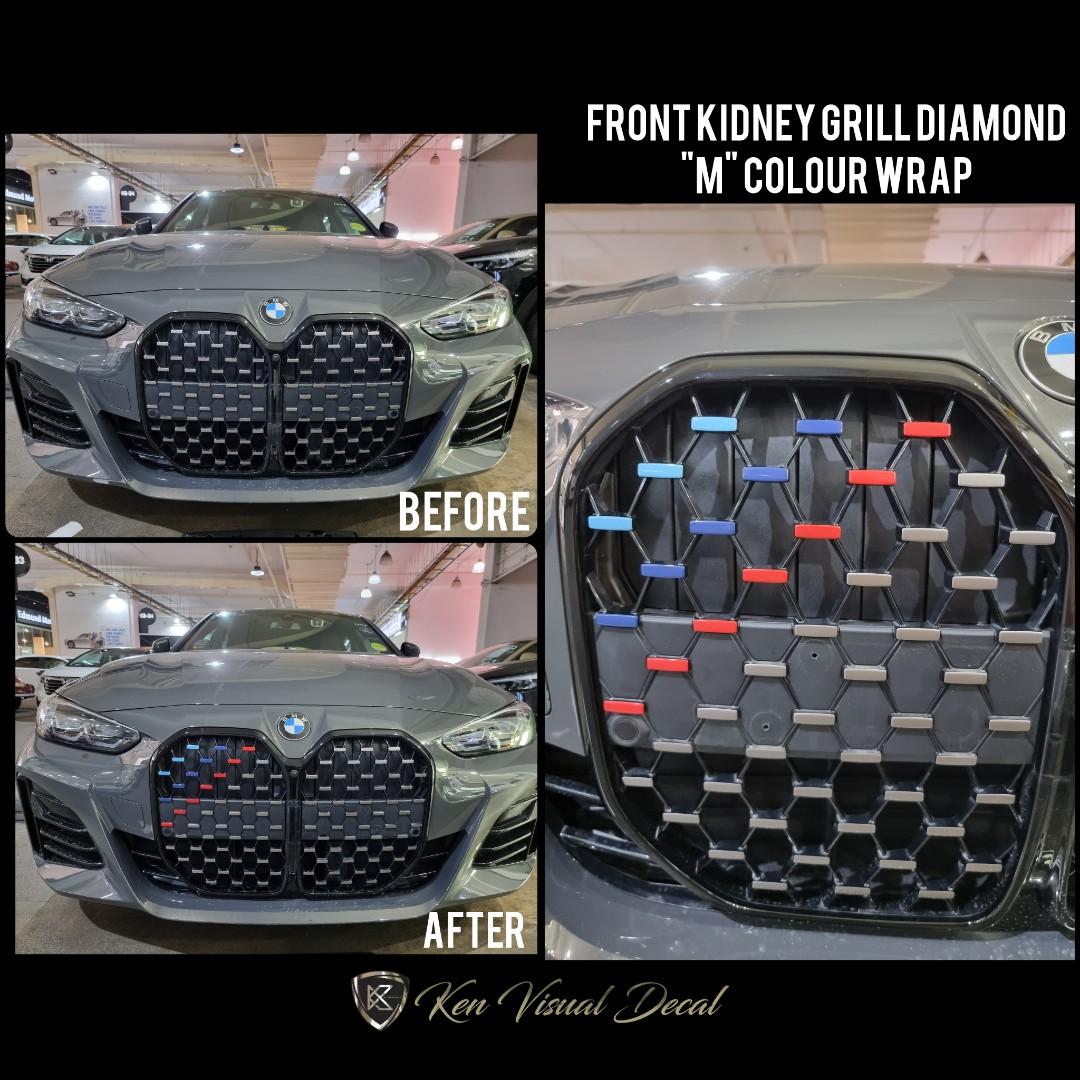Car Wrap Customise Grill Wrap, Car Accessories, Car & Services on Carousell